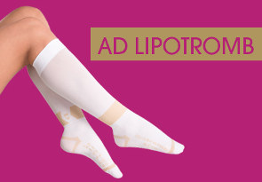 Worried about thrombosis after liposuction of thighs? Not necessary with AD LIPOTROMB! 